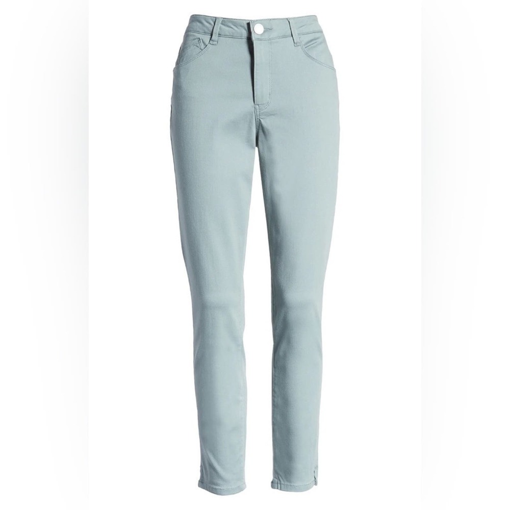 Wit & Wisdom Dusty Blue AbSolution High Waist Ankle Skinny Pants Size 2 … - Picture 2 of 10